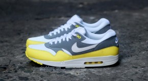 Nike Air Max 1 – White / Cool Grey / Volt
