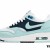 Nike Wmns Air Max 1 White/Mint Candy-Obsidian