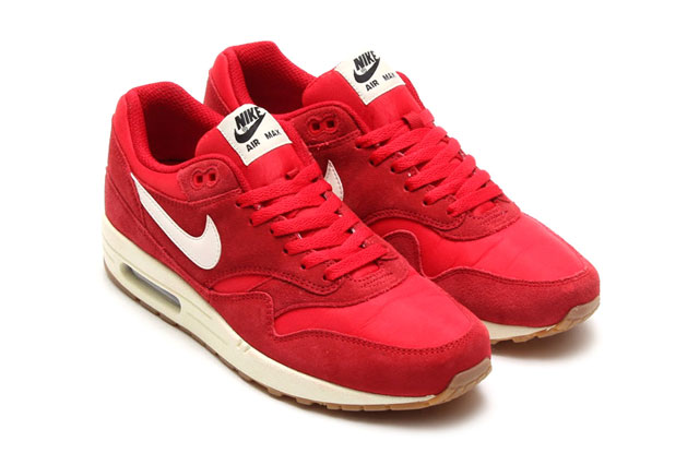 nike air max 1 red suede