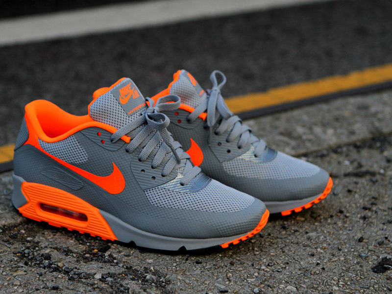 nike air max 90 orange fluo