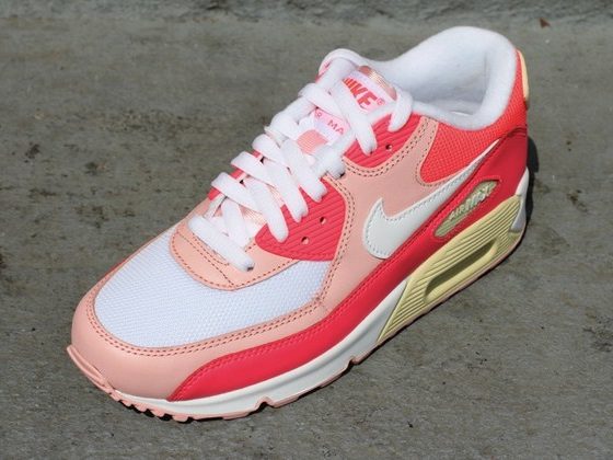 Nike WMNS Air Max 90 â Hot Punch/WhiteStorm â Pink Beach | Airmaxy.pl