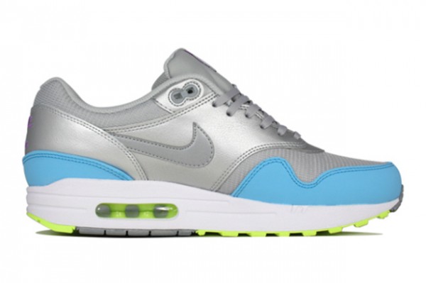 grey and light blue nikes