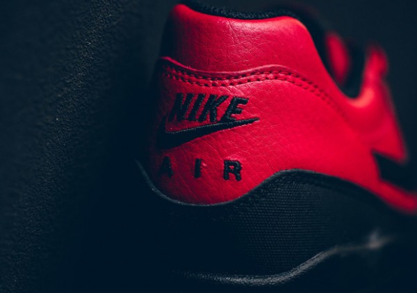 Nike Air Max 1 LTR Premium - Gym Red/Black 6