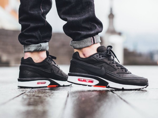 Nike Air Max BW Premium - Black/Bright Crimson-Wolf Grey 2