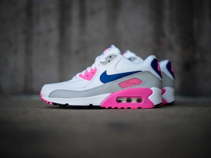 nike air max 90 pink and blue